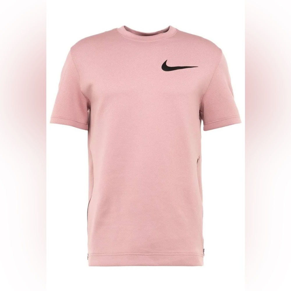 Nike Therma Flex Showtime Crew Mens Shirt Medium Pink Hyper Utility Dri Fit EUC
